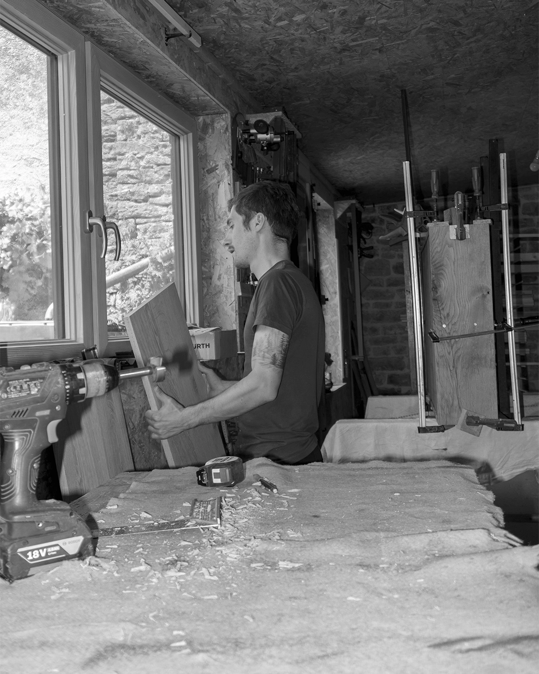 l'atelier menuiserie ébénisterie Montain